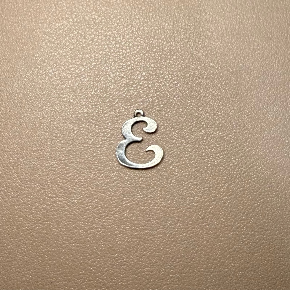 James Avery Script Initial Charm